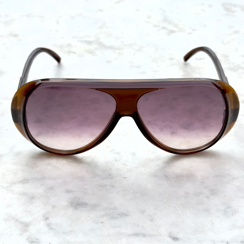 Longchamp Stylish Brown Sunglasses - Designer Selection